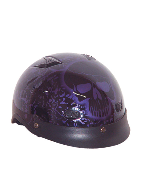 200BPUR - Boneyard Purple Helmet